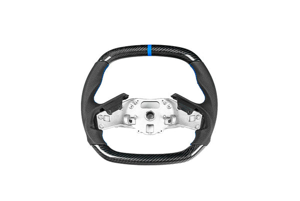Paragon Performance C8 Corvette Z06 Style Carbon Fiber Steering Wheel - Blue