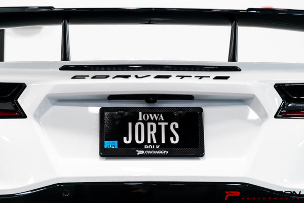 Paragon Performance Carbon Fiber License Plate Frame