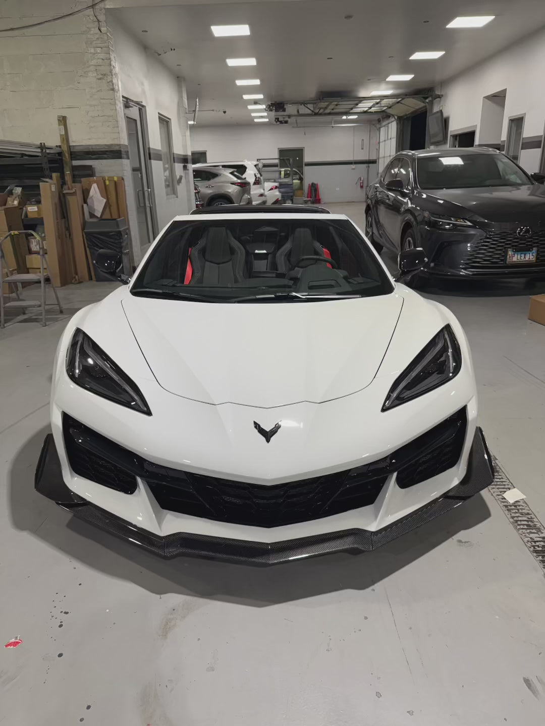 OEM Functional C8 ZR1 ZR1X Hood With All Hardware and Ducts