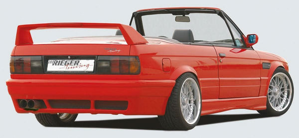 Rieger BMW E30 Pre-Facelift Vented Rear Skirt Extension