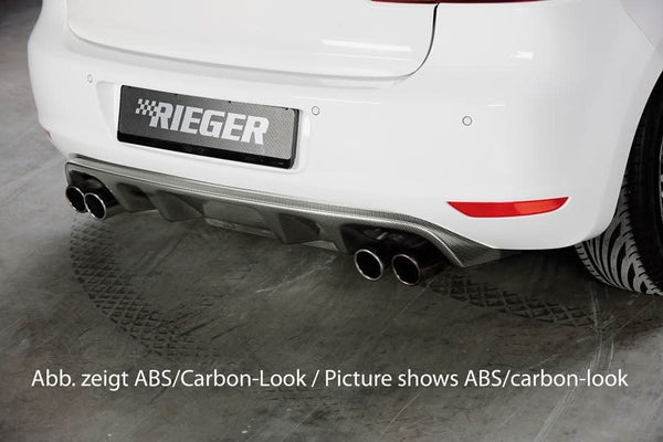Rieger VW Golf 6 (3dr/5dr) Rear Skirt Insert