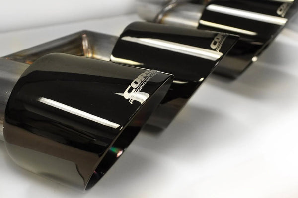Corsa 2015-2017 Ford Mustang GT 5.0 Black Quad Tips Kit