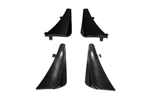 Paragon C8 Corvette Stingray Extended Splash Guards - Carbon Flash