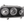 VW Golf 3 type 1HXO, 1 EXO Black Angel Eye Headlights (1991-1997)