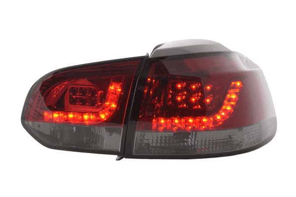 VW Golf Mk6 GTI LED Red Smoked Tail Lights V2 (2008-2014)