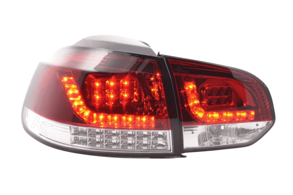VW Golf Mk6 GTI LED Red Tail Lights V2 LED Indicators (2008-2014)